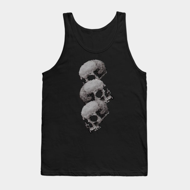 3 Skulls Tank Top by NINE69